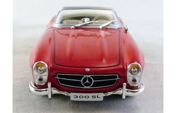 MERCEDES-BENZ 300 SL Roadster (1957), Mercedes-Benz Offizielle Modell-Sammlung 57, красный