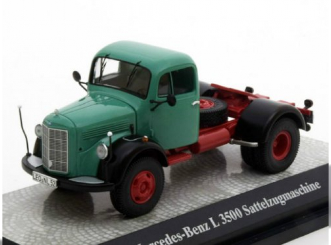 MERCEDES-BENZ L3500 (1950), green / red