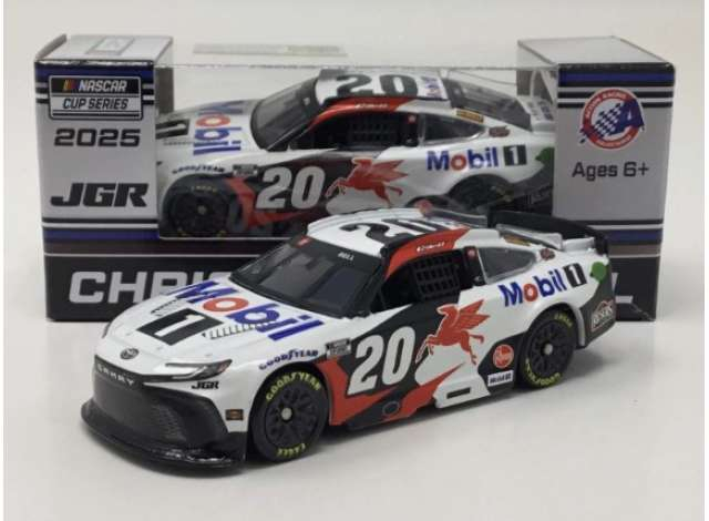 Toyota Camry #20 Christopher Bell *Mobil 1* white/black/red 2025