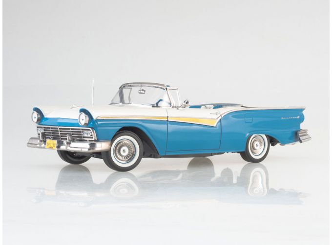 FORD Fairlane 500 Skyliner, blue / white