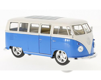 VOLKSWAGEN T1 Bus Low Rider (1963), blue/white