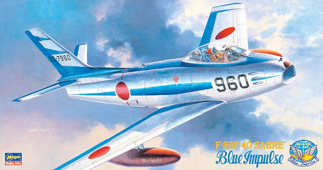 Сборная модель Самолет F-86F-40 SABRE BLUE IMPULSE