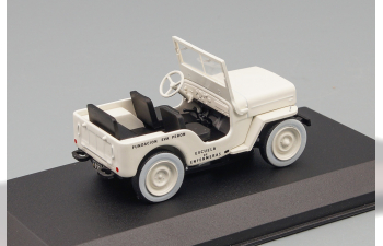 JEEP CJ2A Fundacion Eva Peron (1948), white