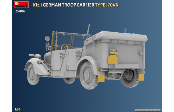 Сборная модель MERCEDES-BENZ 170vk German Military Troop Carrier 1936