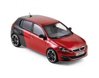 PEUGEOT 308 GTI Coupe Franche (2015), red / black