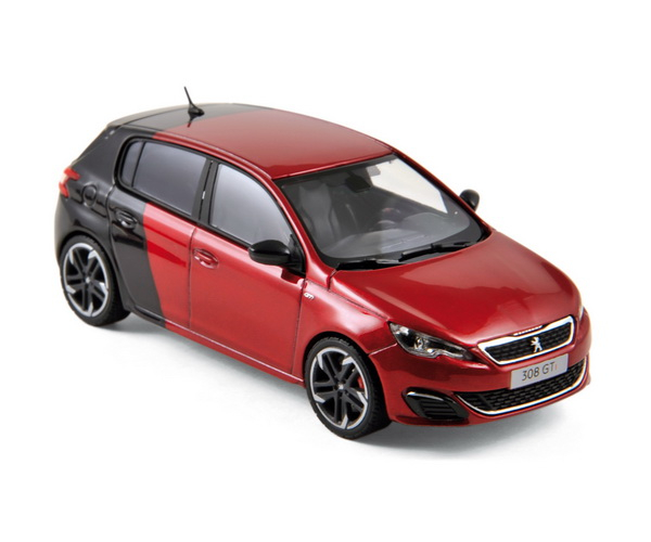 PEUGEOT 308 GTI Coupe Franche (2015), red / black