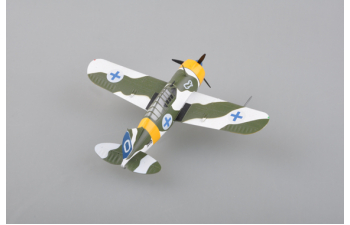 Brewster F2A Buffalo Display Model Finnish Air Force 1/LeLv 24 White 0 Suulajarvi Finland