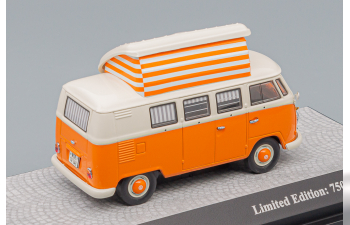 VOLKSWAGEN T1 Camping (кемпер) 1958, orange / beige