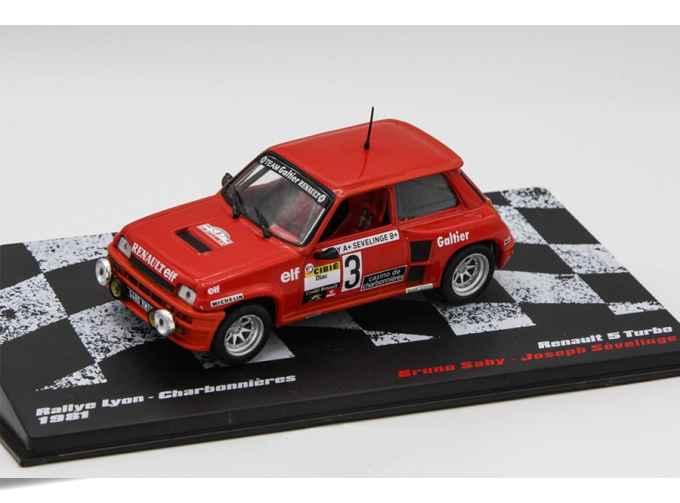 RENAULT 5 Turbo, Vainqueurs de Rallye 12