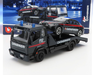 TRUCK Soccorso Stradale With ALFA ROMEO Giulia Carabinieri (2015) - Carro Attrezzi - Wrecker Road Service, Blue