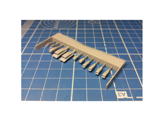 Набор воздухозаборников самолёта Суххой-9