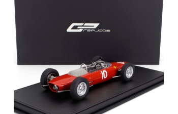 FERRARI F1156 F1-63 №10 2nd British Silverstone Gp (1963) John Surtees, Red