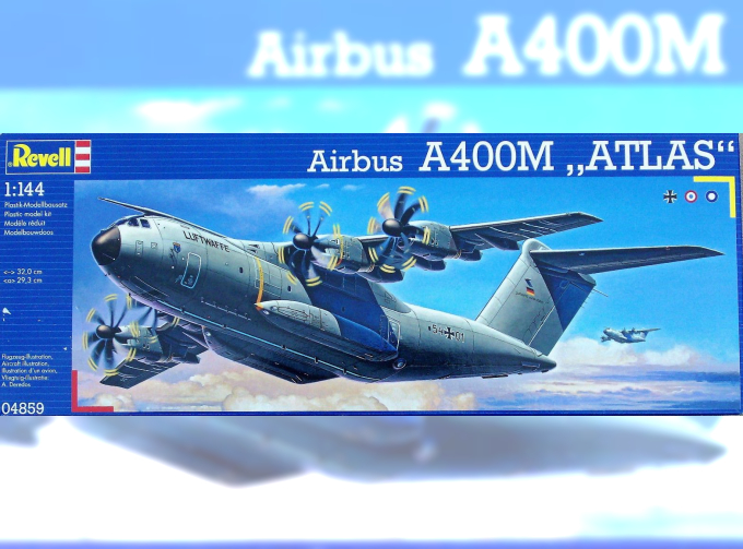 Сборная модель Самолет военно-транспортный Airbus A400 M Atlas