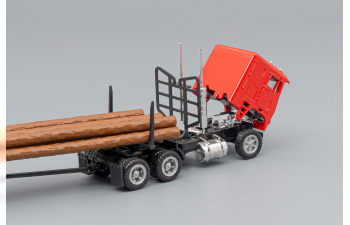 FREIGHTLINER COE Tractor / Timber Carrier, red