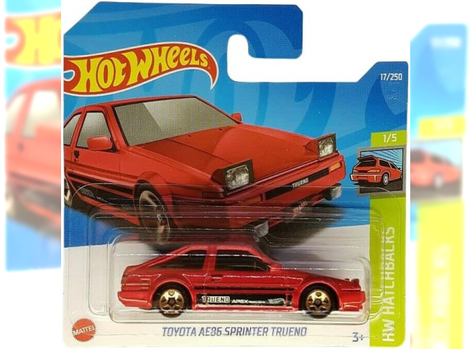 TOYOTA AE86 Sprinter Trueno, red