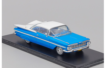 CHEVROLET Impala Coupe (1959), blue / white