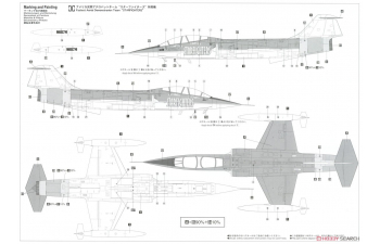 Сборная модель LOCKHEED MARTIN Cf-104d Starfighter Military Airplane