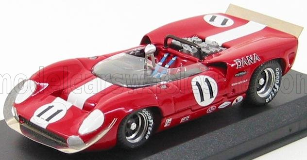 LOLA T70 Spider N 11 Laguna Seca 1967 L.motschenbaker, Red White
