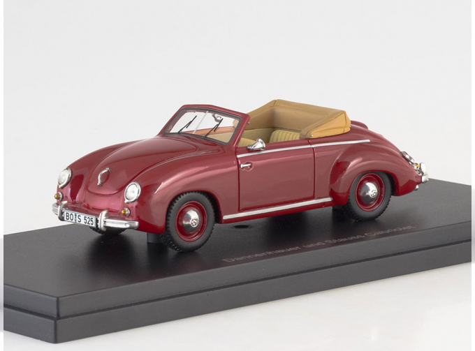 VOLKSWAGEN Dannenhauer and Stauss Convertible, dark red