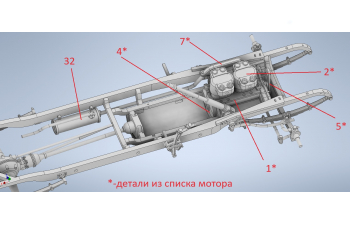 Сборная модель Руссо-Балт Д20-40 "Государственный банк"