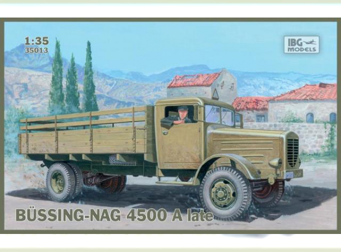 Сборная модель Bussing-Nag 4500 A late