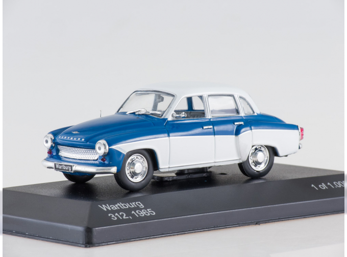 WARTBURG 312 (1965), blue / white