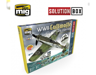 WWII LUFTWAFFE LATE FIGHTERS SOLUTION BOX / Набор для немецких истребителейконца ВМВ