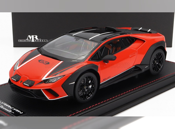 LAMBORGHINI Huracan №63 Sterrato (2022) - Con Vetrina - With Showcase, Arancio Xanto - Orange