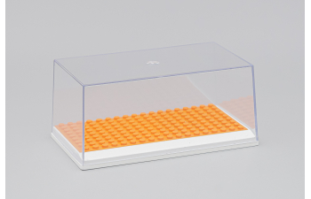 Бокс белый подиум + LEGO оранжевый