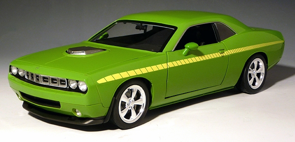 Cuda Concept - Sublime Green w/Yellow Stripe