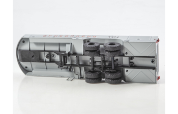 Топливозаправщик КРАЗ-258Б1 с полуприцепом ТЗ-22, хаки / серый