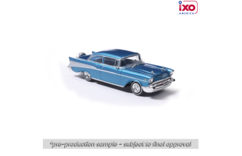 CHEVROLET Bel Air Sedan (1957), Blue