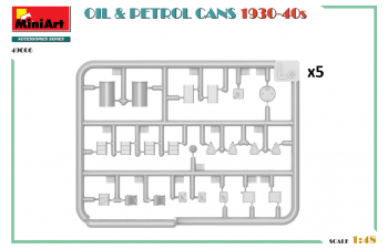 Сборная модель Oil & Petrol Cans 1930-1940