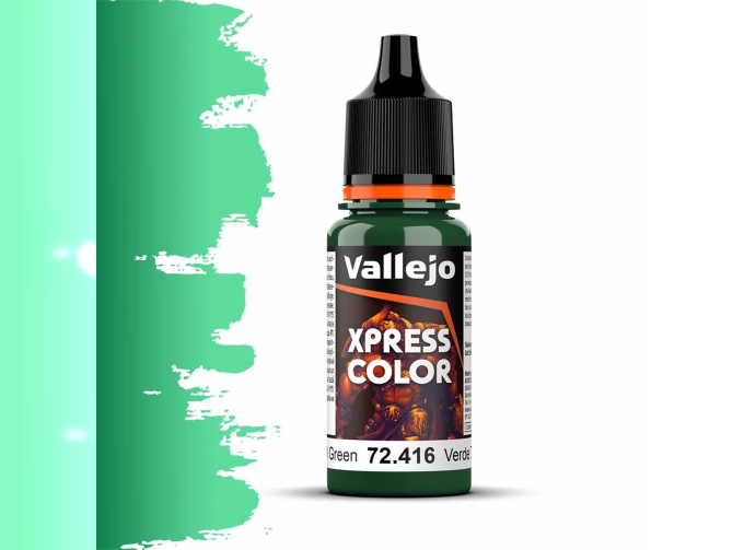 Краска акриловая Xpress Color Зелёный тролль / Troll Green, 18 мл