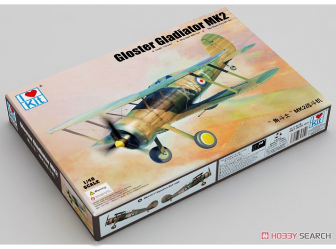 Сборная модель Истребитель Gloster Gladiator MK2