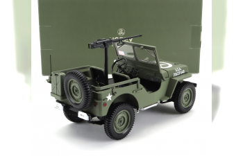 JEEP Willys Cabriolet Open Army D-day Normandy (1944), Military Green