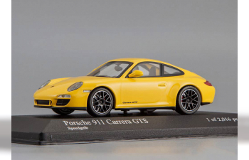 PORSCHE 911 GTS 997 II (2011), yellow