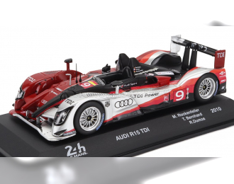 AUDI R15 Tdi Plus 5.5l Turbo V10 Diesel Team Audi Sport North America №9 Winner 24h Le Mans (2010) Romain Dumas - Timo Bernhard - Mike Rockenfeller, Red Black Silver