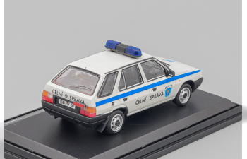 SKODA Forman Police Celni Sprava Station Wagon (1993), white / blue