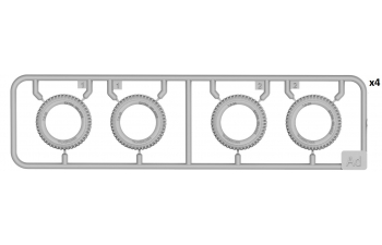 Сборная модель OPEL Blitz Pmq Type German 3t Cargo Military Truck 1952