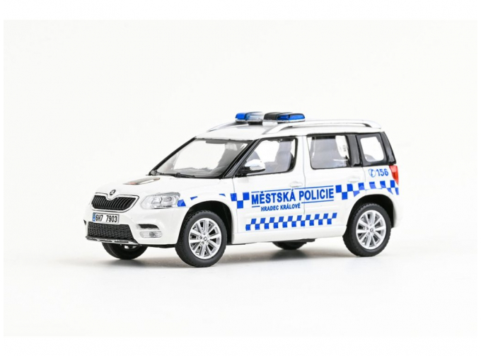 SKODA Yeti FL Městská Policie Hradec Králové 2013, white