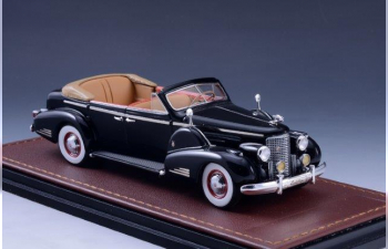 CADILLAC V16 Series 90 Fleetwood Sedan Convertible (открытый) 1938 Black