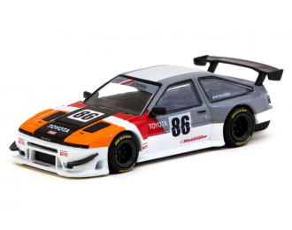 TOYOTA Sprinter Trueno (AE86) Widebody TRD, white / grey / red