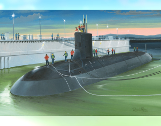 Сборная модель Американская АПЛ USS Virginia SSN-774