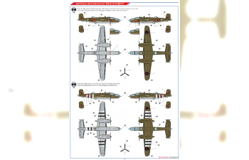 Сборная модель RAF B-25C/D "European Theatre"