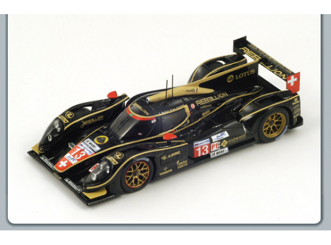 LOLA B12/60-Toyota №13 Le Mans (Andrea Belicchi - Harold Primat - Jeroen Bleekemolen) 2012, black