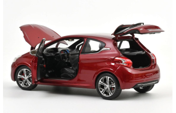 PEUGEOT 208 GTi (2013), красный