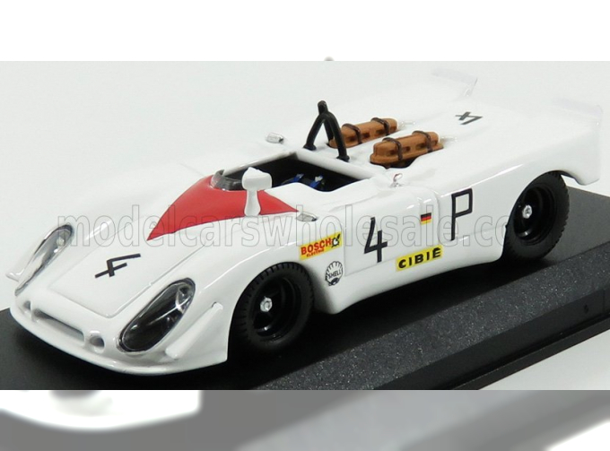 PORSCHE 908/02 Flunder N4 2nd 1000km Nurburgring (1969) Stommelen - Herrmann, White