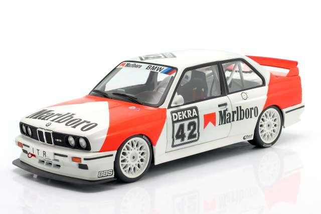 BMW M3 (E30) #42 DTM Zolder Cor Euser BMW Dealerteam (1991), white/red 