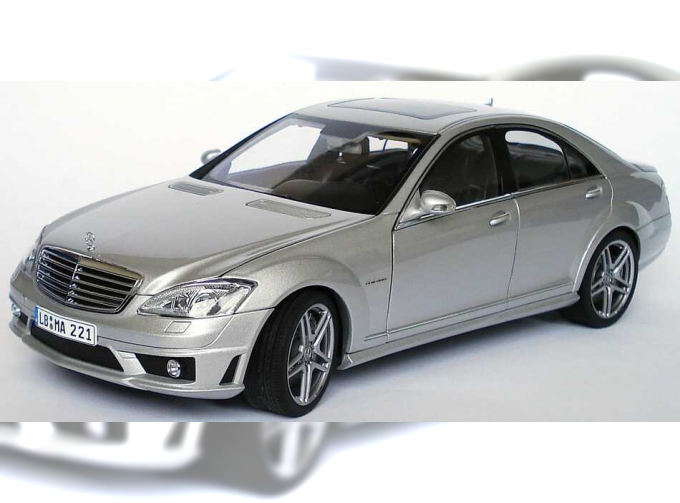 MERCEDES-BENZ S 63 AMG W221 (2005-2009), iridium silver
